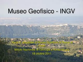 museo geofisico ingv