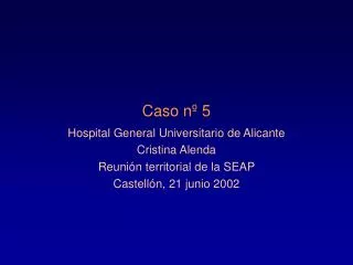 caso n 5