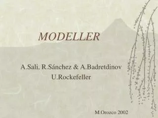 modeller