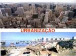 URBANIZAÇÃO - slide 1