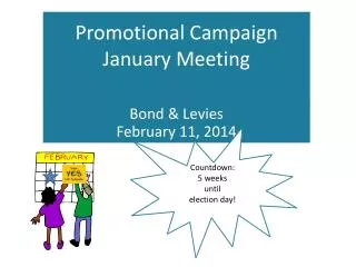 Promotional Campaign January Meeting