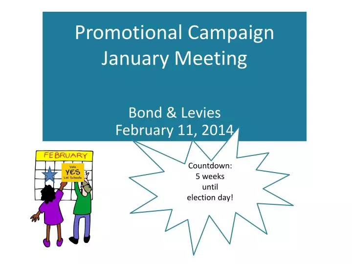 promotional campaign january meeting