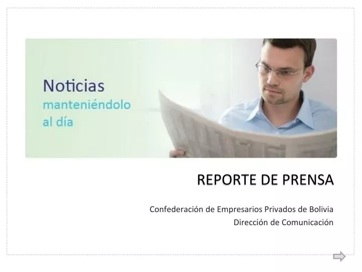 reporte de prensa