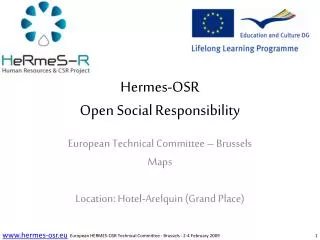 Hermes-OSR Open Social Responsibility