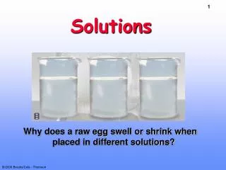 Solutions