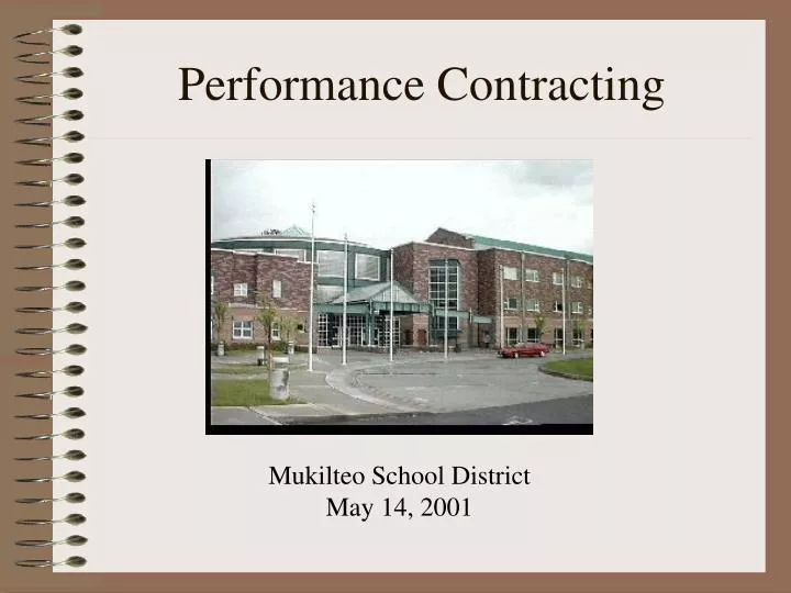 performance contracting