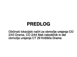 predlog