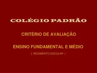 col gio padr o