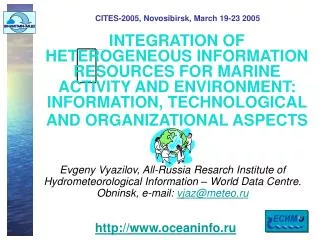 CITES -2005 , Novosibirsk , March 1 9 -23 2005