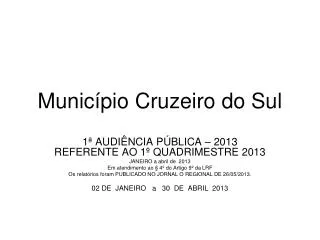 munic pio cruzeiro do sul