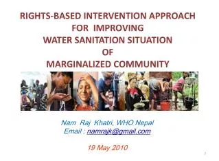 RIGHTS-BASED INTERVENTION APPROACH FOR IMPROVING WATER SANITATION SITUATION OF