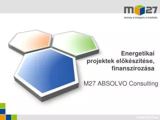 Energetikai projektek előkészítése, finanszírozása