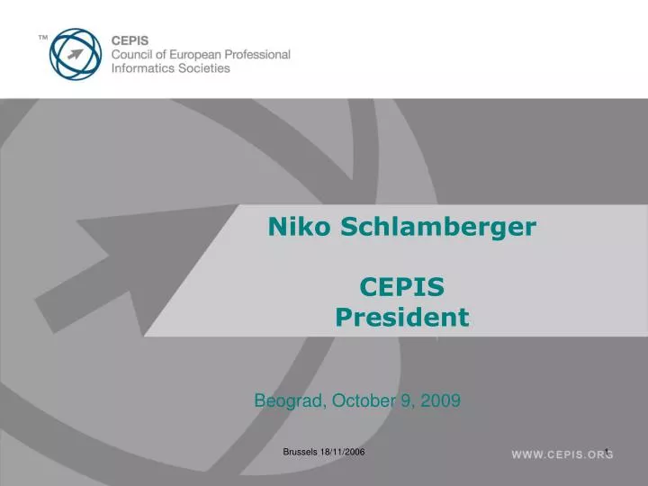 niko schlamberger cepis president