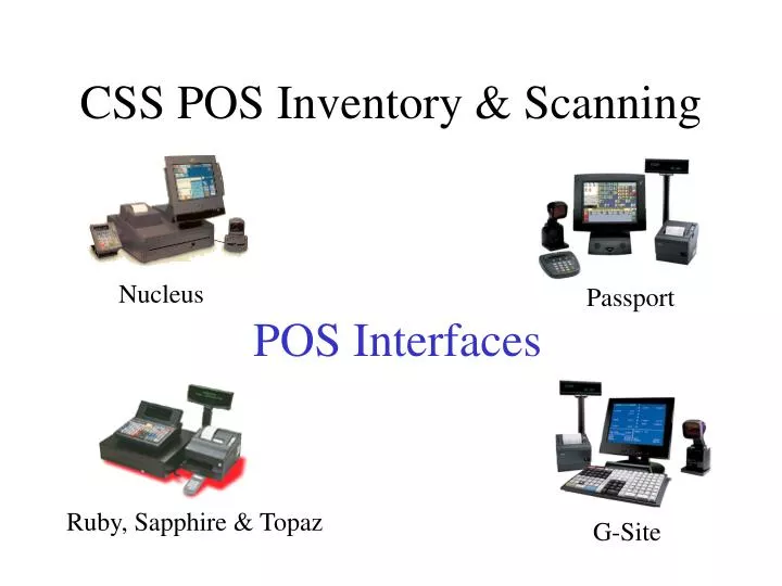 css pos inventory scanning