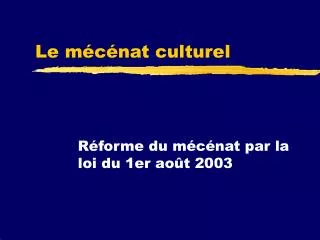le m c nat culturel
