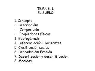 tema 6 1 el suelo