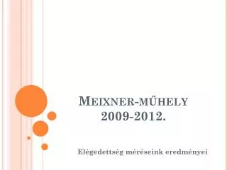 meixner m hely 2009 2012