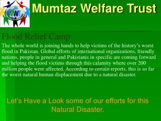 Mumtaz Welfare Trust
