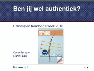 ben jij wel authentiek
