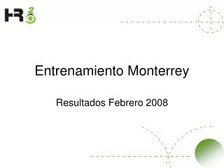 entrenamiento monterrey