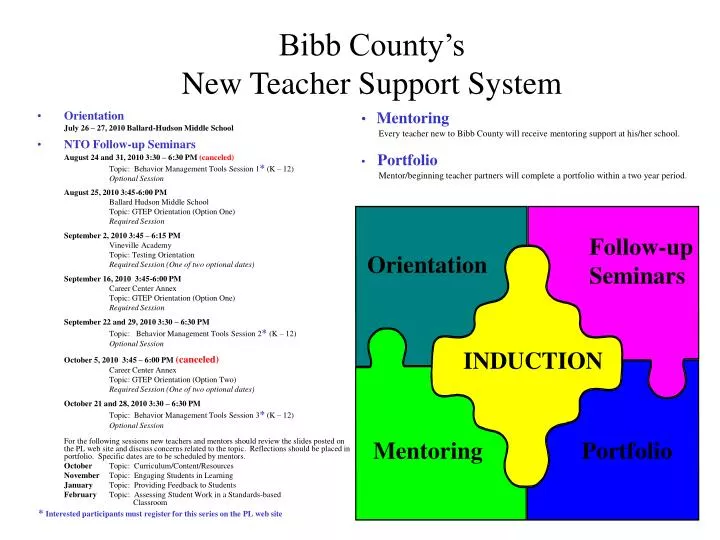 bibb county s new teacher support system