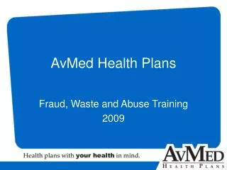 AvMed Health Plans