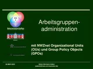 arbeitsgruppen administration