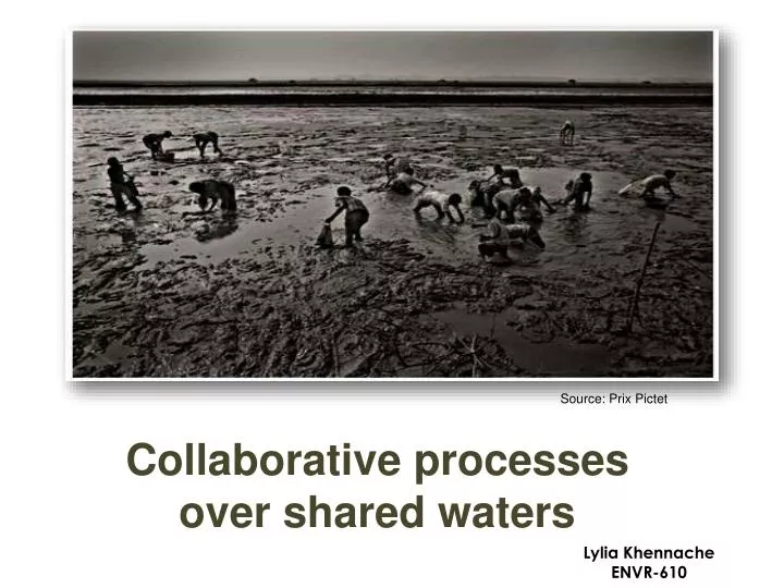 collaborative processes over shared waters