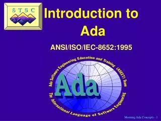 Introduction to Ada ANSI/ISO/IEC-8652:1995