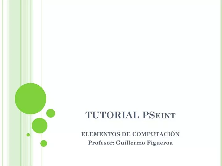 tutorial pseint