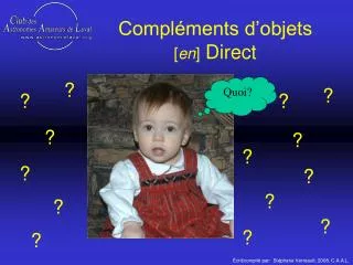 compl ments d objets en direct