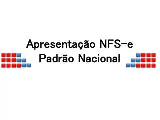 apresenta o nfs e padr o nacional
