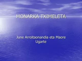 monarka tximeleta