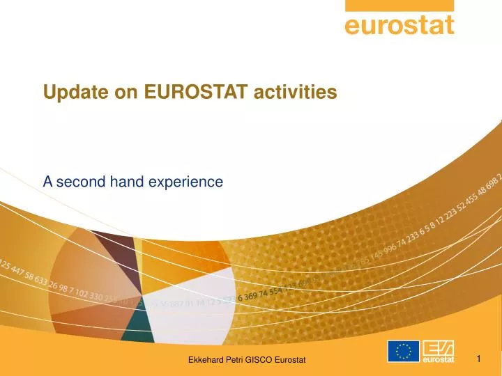 update on eurostat activities