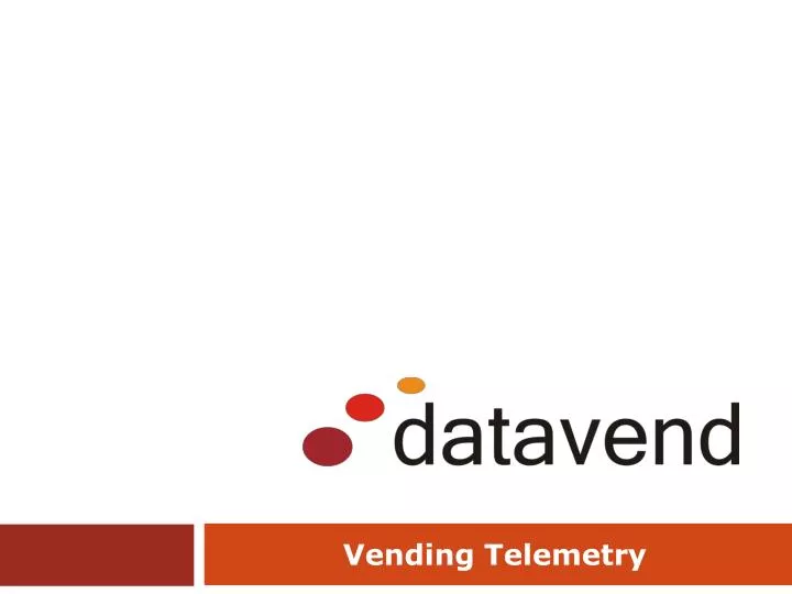 vending telemetry