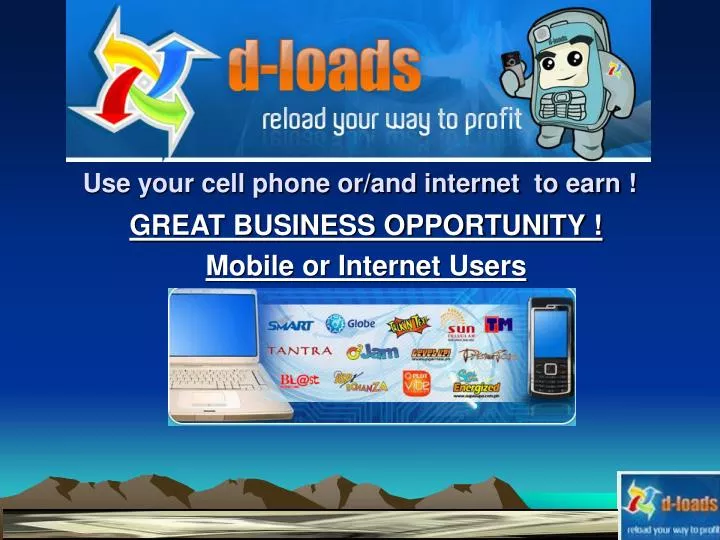 use your cell phone or and internet to earn
