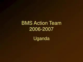 BMS Action Team 2006-2007