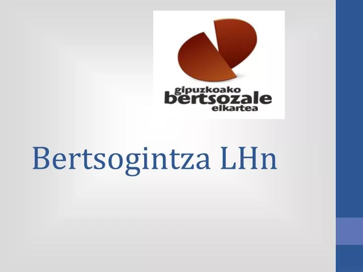 bertsogintza lhn