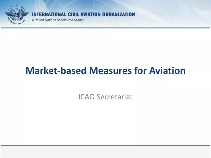 market based measures for aviation