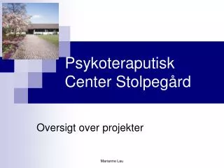 psykoteraputisk center stolpeg rd