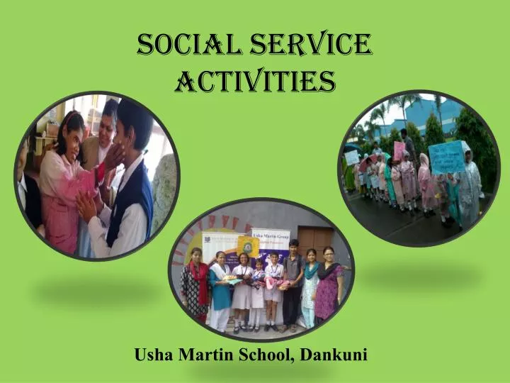 social service activities