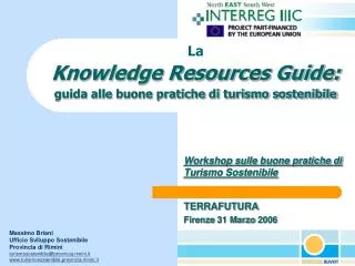la knowledge resources guide guida alle buone pratiche di turismo sostenibile