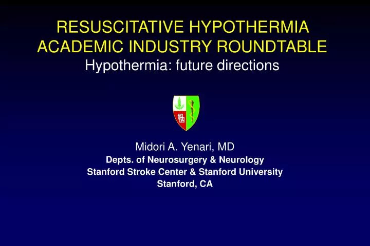resuscitative hypothermia academic industry roundtable hypothermia future directions