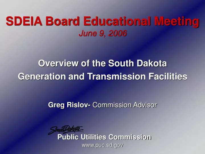 sdeia board educational meeting june 9 2006
