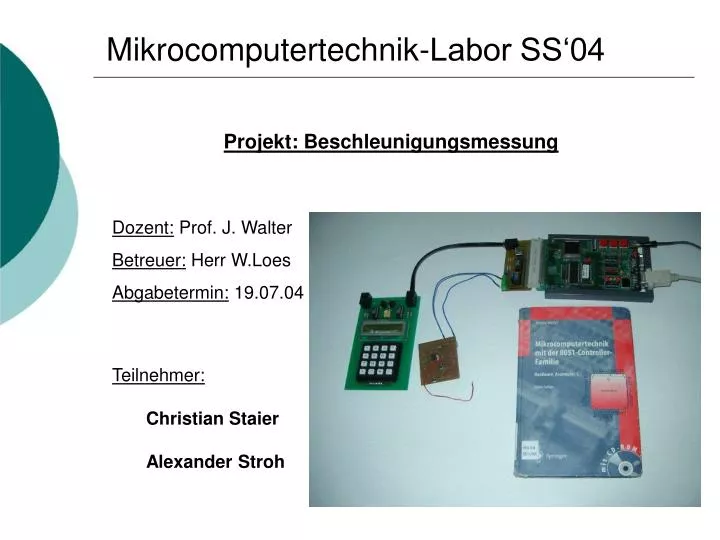 mikrocomputertechnik labor ss 04