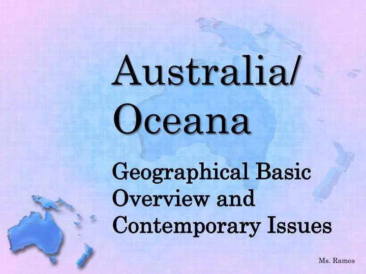 australia oceana