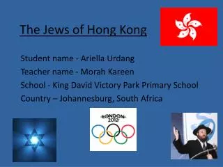 The Jews of Hong Kong