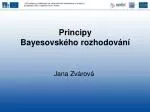 Principy Bayesovského rozhodování - slide 1