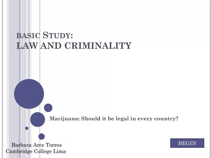 basic study law and criminality
