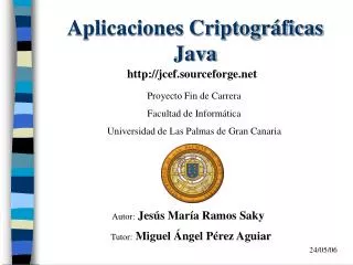 aplicaciones criptogr ficas java